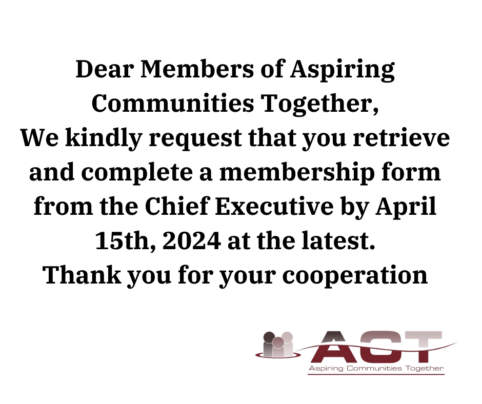 ACT’s  Membership News
